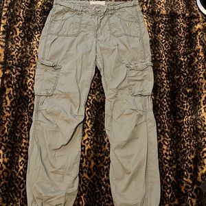 Green Baggy Cargo Pants